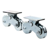 Rueda Doble de 12 cm / Capacidad Para Puertas de hasta 1200 kg / Canal Tipo 