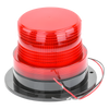 Burbuja Brillante de Larga Vida Útil, con 8 LEDs Color Rojo, Domo Rojo, 12Vcd