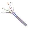 Bobina de Cable Blindado F/UTP de 4 Pares, Z-MAX, Cat6A, Soporte de Aplicaciones 10GBase-T, CM, Color Gris, 305 Metros (1000 Pies)