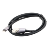 Cable USB-A a Lightning | 1 Metro (3.28 Pies) | Certificado MFi | Carga Rápida 5V/2.4 A | 480 Mbps | Conector C94 | Adecuado para iPhone, iPad y iPod | Protección Integrada | Caja de Aluminio | Nylon Trenzado | Color Negro