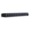 PDU Básico Para Distribución de Energía, Con 12 Tomas NEMA 5-15R Traseras, 1UR, 15 Amp, 120 Vca