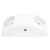 Luz de Emergencia LED / Doble LED 1W 150 lúmenes / Batería Ni-Cd 3.6V 900mAh / 90 min Autonomía / Voltaje Universal 127-240 VAC / UL 5VA / Blanco