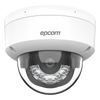 Domo IP 4 Megapixel / Lente 2.8 mm / Dual Light (30 mts IR + 30 mts Luz Blanca) / Micrófono Integrado / Antivandálico IK08 / Motion Detection 2.0 / Exterior IP67 / H.265 / PoE / ONVIF / Micro SD