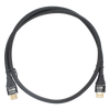 Cable HDMI de 1 Metro (3.28 Pies) | Alta Definición | Longitud | Versión 2.0 | Alta Velocidad 18Gbps | 4K@60Hz | Conectores Chapados en Oro | Tipo Redondo