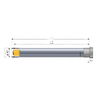 Kit de Motor RTS para Persiana de Eje de 50mm/ Max 3x4 mts/ Alimentación a 120 VCA