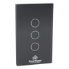 (Wifi) Apagador switch inalámbrico WIFI, control de 3 regresos de carga, 110V