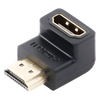 Adaptador HDMI de 90 Grados Macho a Hembra / Hacia Abajo / HDMI 2.0 4K@60Hz / Proporciona Flexibilidad Sin Doblar los Cables HDMI