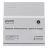 Fuente de Poder / 1 Salida 11-15 Vcc /  5 A / Temporizador Integrado / Con Capacidad de Batería de Respaldo / Requiere Batería / Aplicaciones en sistemas de control de Acceso