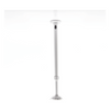 Soporte Telescópico Universal para Cámaras Domo y Bala / Color Blanco / 0.60 mts a 1.2 mts de Distancia (Ajustable)