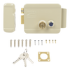 Cerradura Eléctrica / Incluye Llave /Con Botón integrado / Izquierda / Exterior
