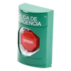Botón de Salida de Emergencia , Texto en Español,  Acción Mantenida, Girar para Restablecer, LED de iluminación
