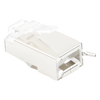 Conector RJ45 para Cable FTP/STP Categoría 5E - Blindado con Pin a Tierra