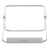 Soporte para Laptop / Plegable / Ajustable de 87 a 131 mm / Amplia compatibilidad 11''-16'' / Capacidad de carga 20 KG / Antideslizante /  Ultra Ligero / Metal / ABS / Silicona / Color Plata