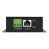Convertidor PoE Industrial / Entrada PoE 802.3 af/at / Salida PoE pasivo 24V / Conexión plug and play / Alcance de hasta 100 metros / Ideales para Enlaces Inalámbricos