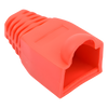 Bota Plástica para Protección de Plug RJ45, Color Rojo