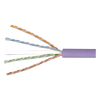 Bobina de Cable UTP Reelex, de 4 Pares, Alto Desempeño Cat6, LS0H (Bajo Humo, Cero Halógenos), Color Violeta, 23 AWG, 305 Metros (1000 Pies)