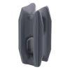 Aislador de Esquina Gris para Cercas Eléctricas / 18 kV / Anti UV / Resinas Vírgenes / Resistencia 7.5-10.2 kg / 66 mm x 31.6 mm