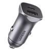 Cargador de Auto 30W | 2 Puertos USB-A y USB-C | Carga Rápida | Compatible con Vehículos de 12 y 24 VCD | PD3.0, QC4.0, SCP, PPS | Indicador Led | Diseño Compacto | Chip Inteligente | Caja de Aluminio