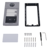 Videoportero IP 2 Megapixel / Llamada y Apertura Remota desde App Hik-Connect (requiere monitor) / PoE / Exterior IP65 + Antivandalico IK08 / 2 Departamentos / Apertura con Tarjeta / Soporta 2 Puertas y hasta 6 Monitores