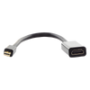 Convertidor Mini Display Port a HDMI / 4K@30Hz / Thunderbolt / Blindaje Interno Múltiple / Carcasa ABS / Longitud de 25 cm (9.84 pulgadas)