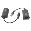 Kit EXTENSOR IP por cable CABLE COAXIAL para distancias de HASTA 200 m / REUTILIZA EL CABLEADO EXISTENTE PARA CONECTAR CÁMARAS IP / No Requiere Energía / Transmisión en Tiempo Real / Protección Contra Sobretensiones Incorporada