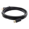Cable DisplayPort 1.2 Macho a Macho | Longitud 3 Metros (9.84 Pies) | Versión DP1.2 | Soporta 4K@60Hz; 2K@144Hz | Soporta 3D | Color Profundo de 8 y 10 Bits | Blindaje Interno Múltiple | Cobre Estañado 28AWG | Botón de Liberación
