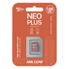 MicroSD HIKSEMI NEO Plus / 128 GB / 95 MB/s Lectura / 50 MB/s Escritura / Clase 10 U3 / TLC NAND / Especializada Para Videovigilancia 24/7