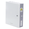 Controlador de acceso IP para 4 puertas con caja metálica, fuente de alimentación y batería incluidas, compatible OSDP v2 y Wiegand