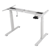 Base de Escritorio Motorizado Profesional / Altura Ajustable 60-125cm / Estructura Estable / Funcionamiento Suave / 3 Preset de Posiciones / Color Blanco / Soporta hasta 100Kg de carga