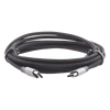 Cable USB-C a USB-C | 2 Metros (6.56 Pies) | Transferencia de Datos de 480 Mbps | Carga Rápida de Hasta 60W | QC 4.0/3.0/2.0 | PD3.0 | FPC | AFC | Protección Integrada | Caja de Aluminio | Nylon Trenzado | Color Negro