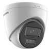 [Dual Light] Turret IP 8 Megapixel (4K) / Lente 2.8 mm / 30 mts IR + 30 mts Luz Blanca / Micrófono Integrado / ACUSENSE Lite / Exterior IP67 / H.265 / PoE / ONVIF / Micro SD
