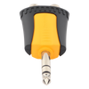 Conector Estéreo |  1/4in - 2 x RCA hembra | Adaptador de Carcasa de Plastico |