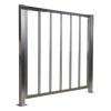 Puerta de Acero Inoxidable de Medio Cuerpo / Paso de 100 Centímetros de Ancho Ideal Para Dar Accesos que no Caben Por su Torniquete / Altura de 90 Centímetros