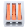 Conector Compacto para 1 Cable de Entrada 2 Cables de Salida / Cables Compatibles 12AWG-28AWG