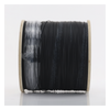 Carrete de 2 km de Fibra Óptica Drop Plana, Interior/Exterior G.657A2 Monomodo de 2 Hilos (Bifibra), Dieléctrica, Forro Negro, (No Soporta Conectores Mecánicos)