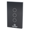 (Wifi) Apagador switch inalámbrico WIFI, control de 3 regresos de carga, 110V