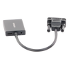 VGA Macho / Salida: HDMI Hembra / Resolución de 1080P@60Hz / Puerto Estéreo de 3.5 mm / Plug and Play, Sin Controlador / Longitud del Cable 15 cm (5.91 Pulgadas). / Incluye Cable de Alimentación USB / Incluye Cable de Audio de 3.5mm.