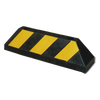 Tope Vehicular 55cm / Para Camion / Estacionamiento / Color Negro-Amarillo.