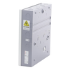 Controlador de acceso IP para 4 puertas con caja metálica, fuente de alimentación y batería incluidas, compatible OSDP v2 y Wiegand