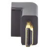 Adaptador HDMI de 90 Grados Macho a Hembra / Hacia Arriba / HDMI 2.0 4K@60Hz / Proporciona Flexibilidad Sin Doblar los Cables HDMI