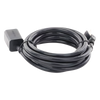 Cable de Extensión Cat6 RJ45 F/UTP / Macho a Hembra / 2 Metros (6.56 Pies) / Método de Conexión 568B / Velocidad de Transmisión 1000Mbps / Ancho de Banda del Canal 250MHz / Caja de Cobre / Negro