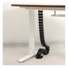 Portacable de Tipo Cadena para Escritorio / Organizador de Cables Vertical Articulado / 1200 mm (47.24 Pulgadas) de Longitud / Evita que los Cables se Enreden o Tensen al Momento de Elevar la Altura