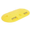 Boya D / Plastico Duradero / Amarilla / 4 Orificios / LEDS REFLEJANTES / 20 Toneladas.