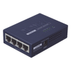 Inyector High PoE, de 4 Puertos Gigabit de Entrada, 4 Puertos PoE 802.3af/at Gigabit de Salida Para Cada Puerto, Hasta 30 W por interfaz