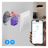 Switch Relevador Inteligente conectividad inalambrica Wifi y BLE / Salida Contacto Seco / Compatible con asistentes de voz / Dimensiones 42x36x16 mm