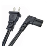 Cable de Alimentación Eléctrica para 120-240 Vca / 1 Metro (3.28 Pies) / 2 Clavijas Tipo Americano / Conector en Forma Tipo L
