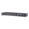PDU Switchable por Toma, Para Distribución de Energía, Entrada 120 Vca NEMA 5-15P, Con 8 Salidas NEMA 5-15R, Horizontal 19in, 1UR