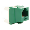 Conector Jack Estilo 110 (de Impacto), Tipo Keystone, Categoría 6, de 8 Posiciones y 8 Cables, Color Verde
