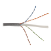 Bobina de Cable UTP Reelex, de 4 Pares, Alto Desempeño Cat6, PVC (CM), Color Gris, 23 AWG, 305 Metros (1000 Pies)