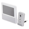 KIT DE VIDEOPORTERO IP COLOR NEGRO / Apertura con app / Súper elegante / Monitor WIFI / Alimentación 110vca